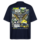 Lugh , Engel, 1st | Blaster, Oversize Bio T-Shirt, Unisex - Navy