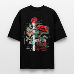 Loreley, Rose, 1st | Blaster, Oversize Bio T-Shirt, Unisex - Schwarz