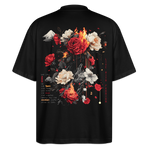 Manannan, Rose, 1st | Blaster, Oversize Bio T-Shirt, Unisex - Schwarz