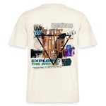 Celestaris, Schmetterling, 1st | Essential, Relaxed Fit Unisex Bio T-Shirt - Naturweiß 