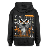 Marid, Eule, 1st | Freshhood, Oversized Unisex Hoodie - Anthrazit