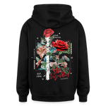 Loreley, Rose, 1st | Freshhood, Oversized Unisex Hoodie - Schwarz