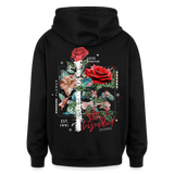 Loreley, Rose, 1st | Freshhood, Oversized Unisex Hoodie - Schwarz