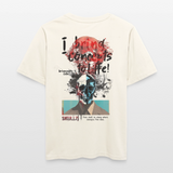 Titanis, Totenkopf, 1st | Essential, Relaxed Fit Unisex Bio T-Shirt - Naturweiß 