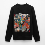 Nezha, Drache, 1st | Roller, Unisex Bio-Sweatshirt - Schwarz