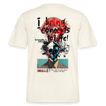 Titanis, Totenkopf, 1st | Essential, Relaxed Fit Unisex Bio T-Shirt - Naturweiß 