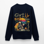 Mihriban, Skelet, 1st | Roller, Unisex Bio-Sweatshirt - Navy