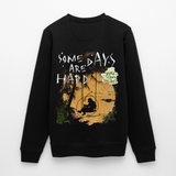 Amphionan, Palmen, 1st | Roller, Unisex Bio-Sweatshirt - Schwarz