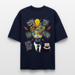 Dandan, Glühbirne, 1st | Blaster, Oversize Bio T-Shirt, Unisex - Navy