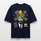 Dandan, Glühbirne, 1st | Blaster, Oversize Bio T-Shirt, Unisex - Navy
