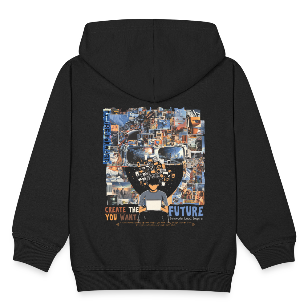Sakhr, Informatik, 1st | Kinder Zip Hoodie - Schwarz