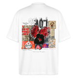 Galevar, Liebe, 1st | Blaster, Oversize Bio T-Shirt, Unisex - Weiß