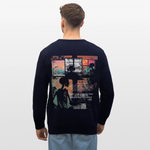 Erosan, Fenster, 1st | Roller, Unisex Bio-Sweatshirt - Navy