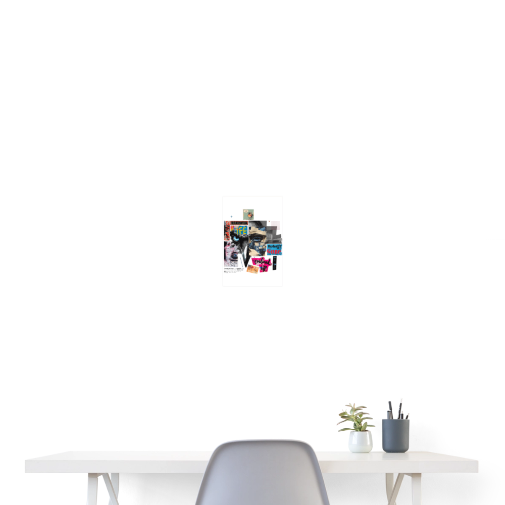 Saturnion, Raabe, 1st | Poster 20x30 cm - Weiß