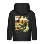 Daeva, Avocado, 1st | Kinder Zip Hoodie - Schwarz