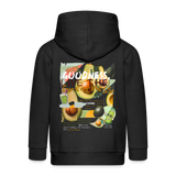 Daeva, Avocado, 1st | Kinder Zip Hoodie - Schwarz