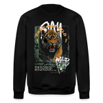 Demeter, Tiger, 1st | Roller, Unisex Bio-Sweatshirt - Schwarz