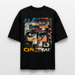 Hachiman, Augen, 1st | Blaster, Oversize Bio T-Shirt, Unisex - Schwarz