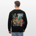 Tangaroa , Skelet, 1st | Roller, Unisex Bio-Sweatshirt - Schwarz