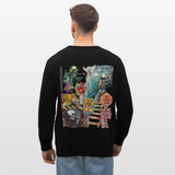 Tangaroa , Skelet, 1st | Roller, Unisex Bio-Sweatshirt - Schwarz