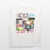 Orvathar, Fernseher, 1st | Heavyweight Oversized Bio Tank Top, Unisex - OFF WHITE