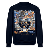 Sakhr, Informatik, 1st | Roller, Unisex Bio-Sweatshirt - Navy