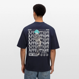 Hestian, Rose, 1st | Breezy, Oversized Unisex T-Shirt - Navy