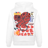 Orvandir, Herz, 1st | Cruiser, Unisex Bio-Hoodie - Weiß