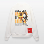 Umbraxion, Sonnenblume, 1st | Heavyweight Oversized Bio Sweater, Unisex - OFF WHITE