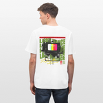 Oblivionis, Fernseher, 1st | Essential, Relaxed Fit Unisex Bio T-Shirt - Weiß
