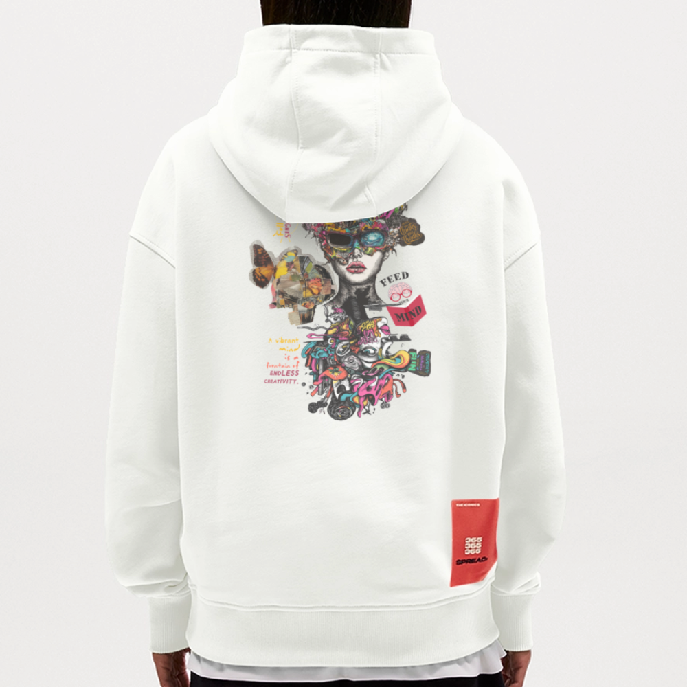 Stormrath, Fantasie, 1st | Heavyweight Oversized Bio Hoodie, Unisex - OFF WHITE
