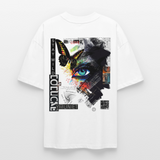 Eldorwyn, Auge, 1st | Blaster, Oversize Bio T-Shirt, Unisex - Weiß