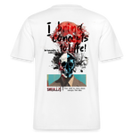 Titanis, Totenkopf, 1st | Essential, Relaxed Fit Unisex Bio T-Shirt - Weiß