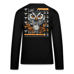 Marid, Eule, 1st | Teenager Langarmshirt - Schwarz