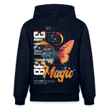 Derdiyok, Schmetterling, 1st | Cruiser, Unisex Bio-Hoodie - Navy