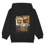 Odysseus, Totenköpfe, 1st | Kinder Zip Hoodie - Schwarz