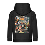 Aurelion, Office, 1st | Kinder Zip Hoodie - Schwarz