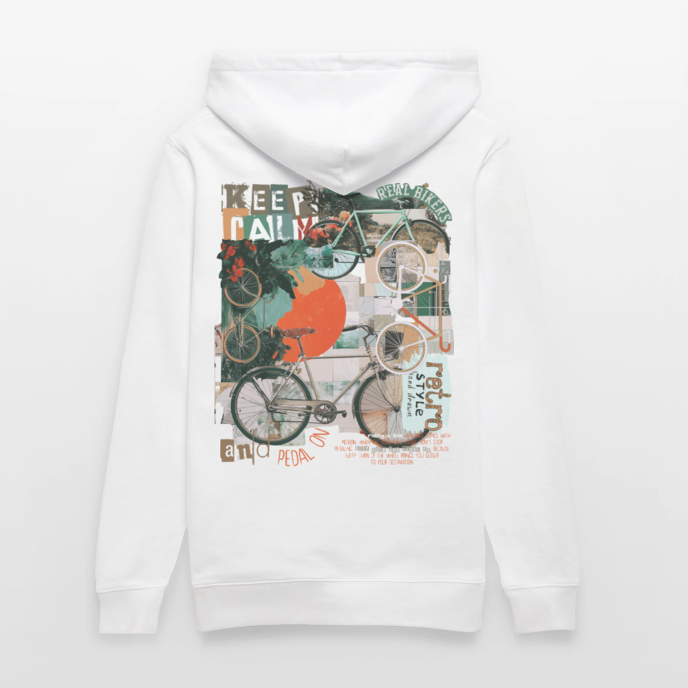 Eldrathis, Fahrrad, 1st | Cruiser, Unisex Bio-Hoodie - Weiß