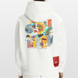 Rivandor, Fantasie, 1st | Heavyweight Oversized Bio Hoodie, Unisex - OFF WHITE