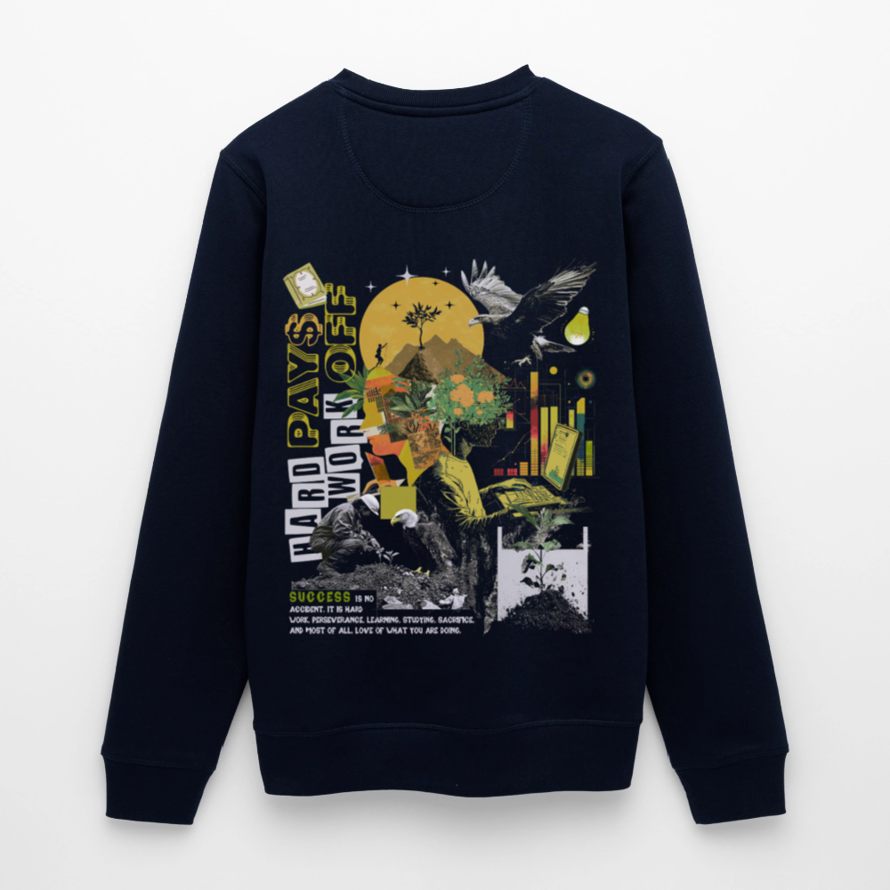 Ryujin, Falke, 1st | Roller, Unisex Bio-Sweatshirt - Navy
