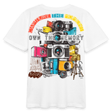 Zarethor, Kamera, 1st | Teenager Bio T-Shirt - Weiß