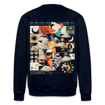 Hekatean, Sternzeichen, 1st | Roller, Unisex Bio-Sweatshirt - Navy