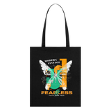 Azazîl, Schmetterling, 1st | Bio Stoffbeutel - Schwarz