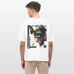 Eldorwyn, Auge, 1st | Blaster, Oversize Bio T-Shirt, Unisex - Weiß