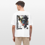 Eldorwyn, Auge, 1st | Blaster, Oversize Bio T-Shirt, Unisex - Weiß