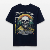 Panian, Berge, 1st | Essential, Relaxed Fit Unisex Bio T-Shirt - Navy