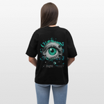 Persephone , Auge, 1st | Blaster, Oversize Bio T-Shirt, Unisex - Schwarz