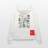 Draevenor, Blumen, 1st | Heavyweight Oversized Bio Hoodie, Unisex - OFF WHITE