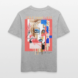 Vesperion, Frau, 1st | Essential, Relaxed Fit Unisex Bio T-Shirt - Grau meliert