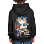 Nerthus, Gesicht, 1st | Kinder Hoodie - Schwarz